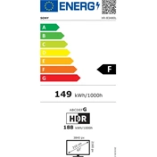 Sony Bravia XR televízió XR-83A80L - 83", OLED, 4K UHD, HDR, Google TV