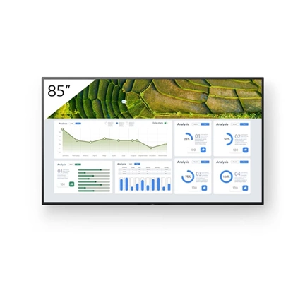 Sony FW-85BZ30L professzionális kijelző 85" 4K HDR, 24/7 működés, fekvő/álló mód, Pro-Mode, AirpPlay, Chromecast Sony FW-85BZ30L professzionális kijelző 85" 4K HDR, 24/7 működés, fekvő/álló mód, Pro-Mode, AirpPlay, Chromecast