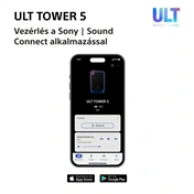 Sony SRS-ULT500 ULT TOWER 5 Bt partyhangszóró, fekete