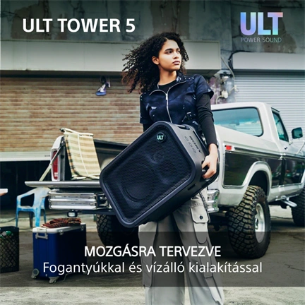 Sony SRS-ULT500 ULT TOWER 5 Bt partyhangszóró, fekete