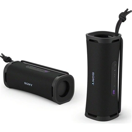 Sony ULT Field 1 hordozható Bluetooth hangszóró, víz- és porálló IP67-es minősítéssel, fekete