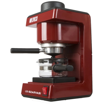 Szarvasi SZV-612/3 Mini Espresso kávéfőző bordó