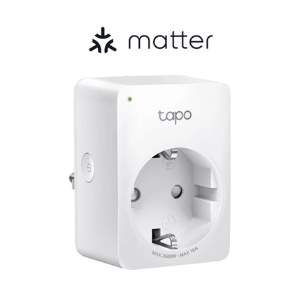 T-Link Tapo P110M mini okos Wi-Fi dugalj fogyasztásmérővel