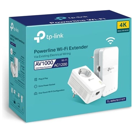 TP-LINK TL-WPA7517 AV1000 Gigabit Powerline ac Wi-Fi Kit
