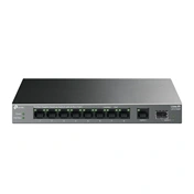 TP-Link LS1210GP switch - asztali, 10 port, gigabites, 8 porton PoE+