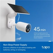 TP-Link Tapo C425 okos, tápkábel nélküli biztonsági kamera + A201 napelemes panel