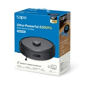 TP-Link Tapo RV30 Max robotporszívó - 5300Pa szívóerő, LiDAR+IMU kettős navigáció