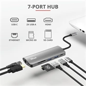 TRUST Dalyx 7-in-1 USB-C Multiport Adapter