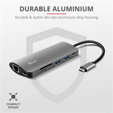 TRUST Dalyx 7-in-1 USB-C Multiport Adapter