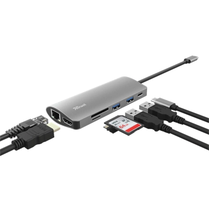 TRUST Dalyx 7-in-1 USB-C Multiport Adapter