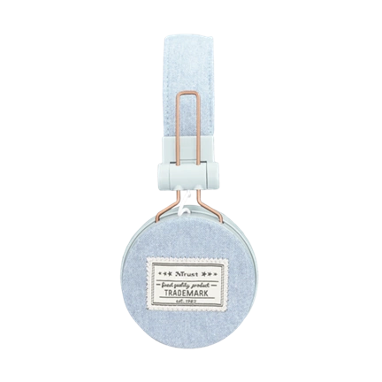 TRUST Fyber Headphones - light denim