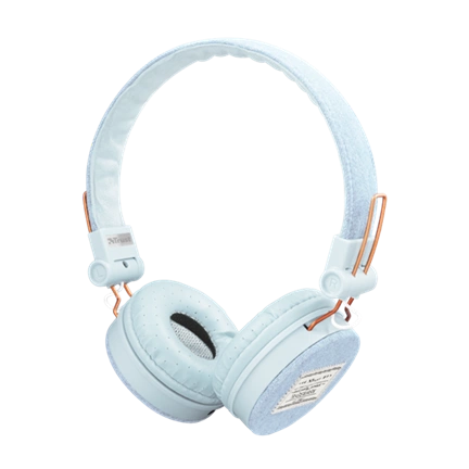 TRUST Fyber Headphones - light denim