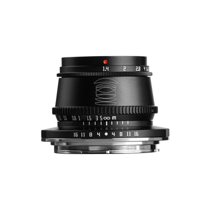 TTArtisan 35mm f/1.4 APS-C objektív - Canon RF fekete