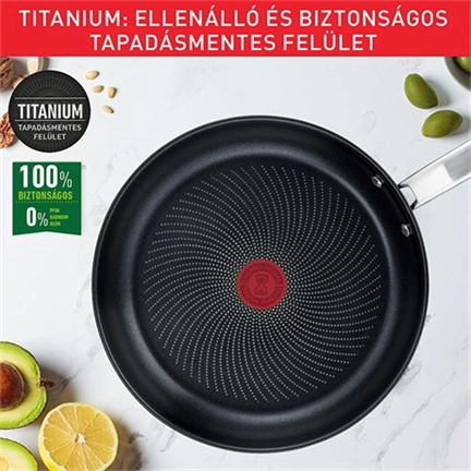 Tefal B8170644 Intuition serpenyő 28 cm