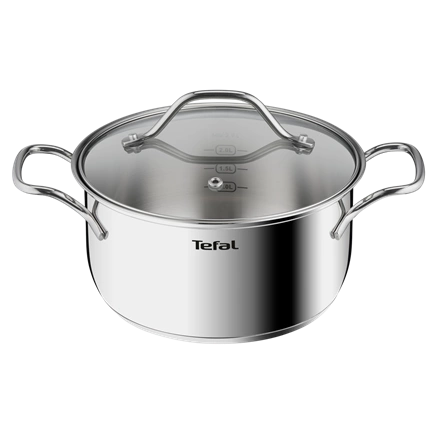 Tefal B8644474 Intuition lábas + fedő 20 cm