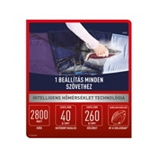 Tefal FV6870E0 Smart Protect Plus gőzölős vasaló szürke-bordó 2800 W
