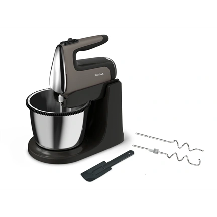 Tefal HT654E38 Powermix Silence kézi mixer tállal fekete-ezüst 600 W