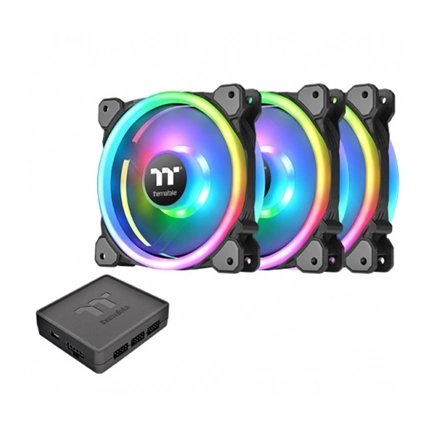Thermaltake Riing Trio 14 RGB Radiator Fan TT Premium Edition 3 Pack/Fan/14025/PWM 500~1400rpm/Triple Riing/LED software Thermaltake Riing Trio 14 RGB Radiator Fan TT Premium Edition 3 Pack/Fan/14025/PWM 500~1400rpm/Triple Riing/LED software