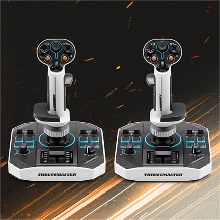 Thrustmaster Sol-R 2 Flightstick - 2 játékvezérlő űrszimulátorokhoz 44 akciógombbal