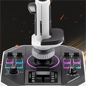 Thrustmaster Sol-R 2 Flightstick - 2 játékvezérlő űrszimulátorokhoz 44 akciógombbal