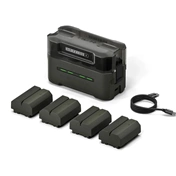 Tilta NP-FZ100 Charging Station Battery Kit (4 Batteries) - Green