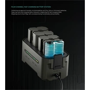 Tilta NP-FZ100 Charging Station Battery Kit (4 Batteries) - Green