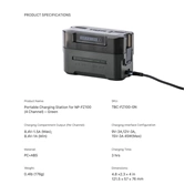 Tilta NP-FZ100 Charging Station Battery Kit (4 Batteries) - Green
