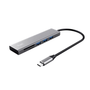 Trust 24191 Halyx Fast USB-C Hub & Card Reader