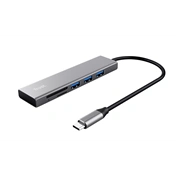 Trust 24191 Halyx Fast USB-C Hub & Card Reader
