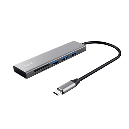Trust 24191 Halyx Fast USB-C Hub & Card Reader