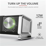 Trust Asto Sound Bar 2.0 12W fekete PC hangszóró