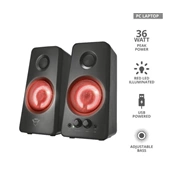 Trust GXT 608 Illuminated 2.0 Speaker Set Black