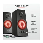 Trust GXT 608 Illuminated 2.0 Speaker Set Black
