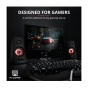 Trust GXT 608 Illuminated 2.0 Speaker Set Black