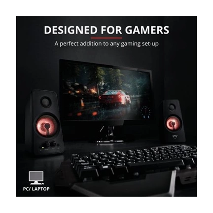 Trust GXT 608 Illuminated 2.0 Speaker Set Black