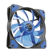 Trust GXT 762B LED Illuminated Silent PC Case Fan Black/Blue