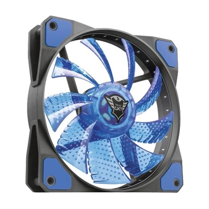 Trust GXT 762B LED Illuminated Silent PC Case Fan Black/Blue