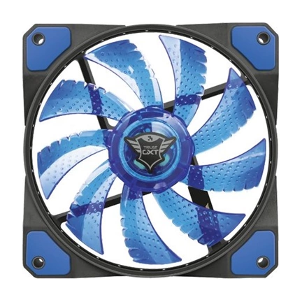 Trust GXT 762B LED Illuminated Silent PC Case Fan Black/Blue