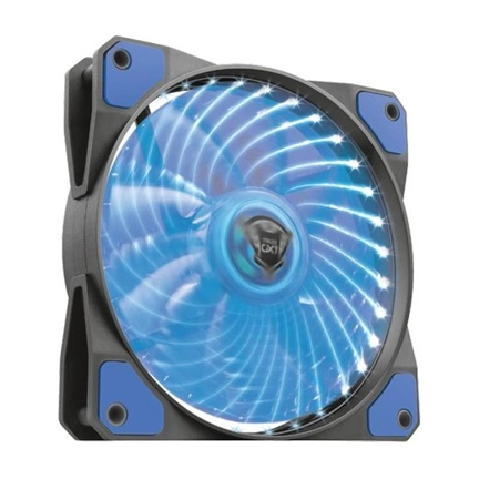 Trust GXT 762B LED Illuminated Silent PC Case Fan Black/Blue
