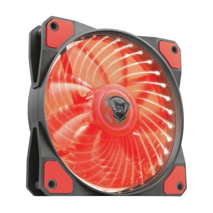 Trust GXT 762R LED Illuminated Silent PC Case Fan Black/Red