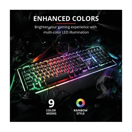 Trust 21839 Gaming GXT 860 Thura Semi-mech Keyboard - US