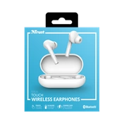 Trust Nika Touch Wireless Bluetooth headset fehér