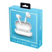 Trust Nika Touch Wireless Bluetooth headset fehér
