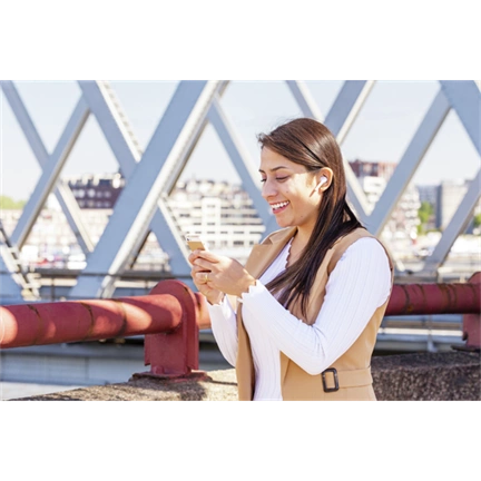 Trust Nika Touch Wireless Bluetooth headset fehér