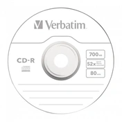 VERBATIM CD-R 700MB 52X Slim tok