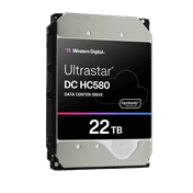 Western Digital Ultrastar DC HC580 Data Center merevlemez - 3,5" SATA 7200rpm 512MB SE 22TB