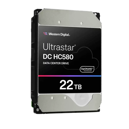Western Digital Ultrastar DC HC580 Data Center merevlemez - 3,5" SATA 7200rpm 512MB SE 22TB