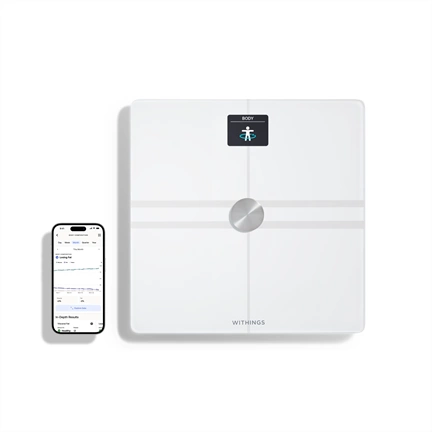 Withings Body Comp Complete Body Analysis Wi-Fi Scale - Fehér