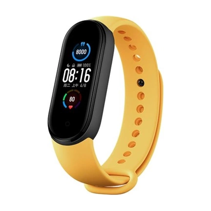 XIAOMI Mi Smart Band 5 pótpánt tengerészkék/sárga/mentazöld