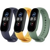 XIAOMI Mi Smart Band 5 pótpánt tengerészkék/sárga/mentazöld